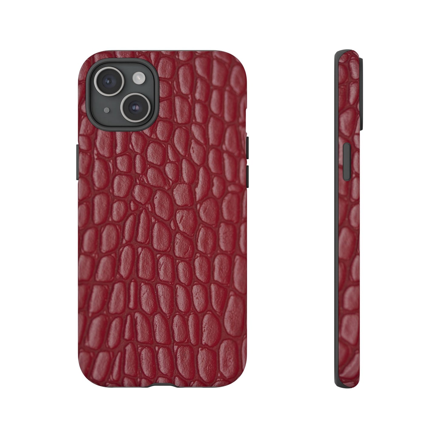 Red Leather - Tough Cases - Whimsical Phone Cases