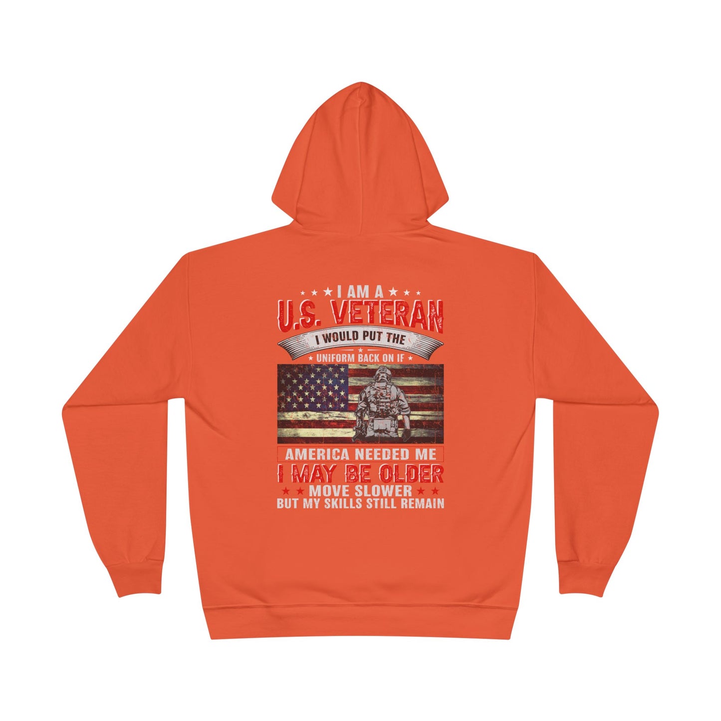 Military - Veteran - Unisex EcoSmart® Pullover Hoodie Sweatshirt