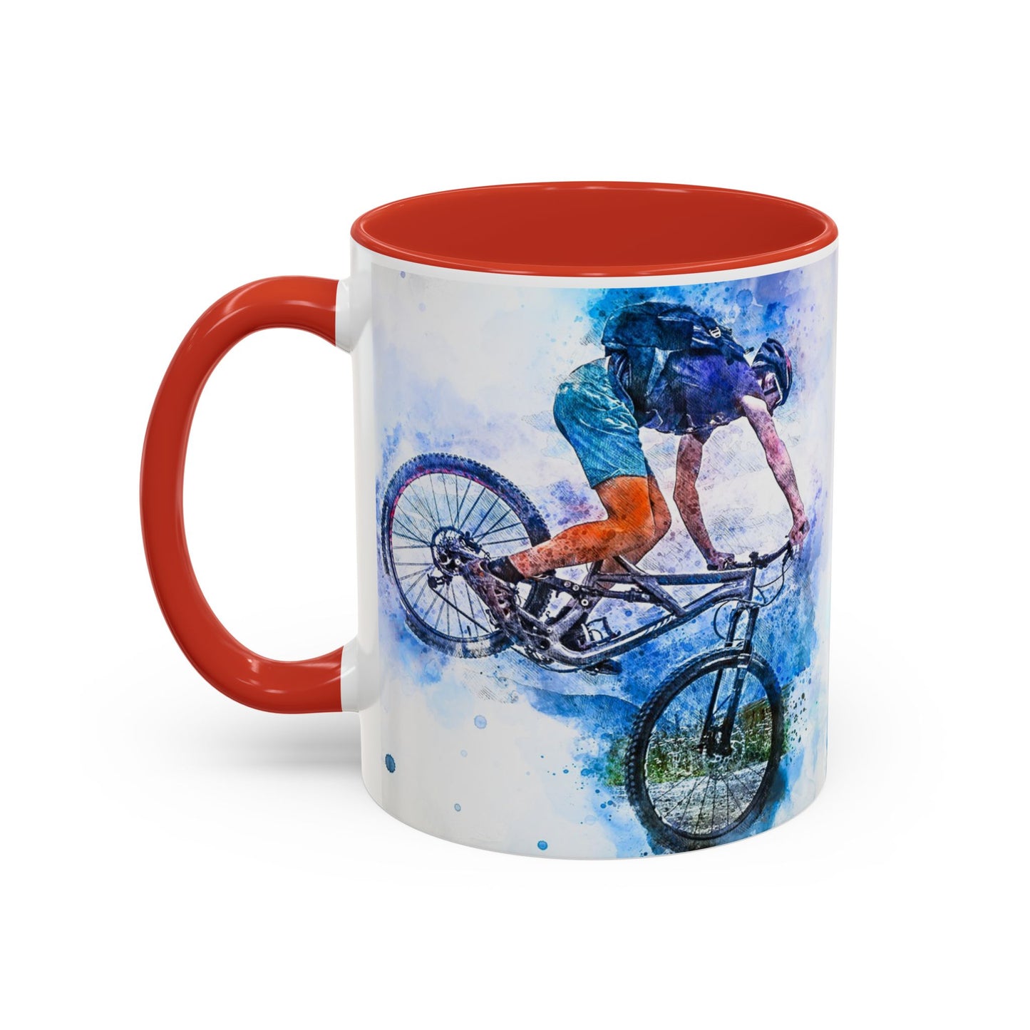 Mountain Bike - Accent Coffee Mug (11, 15oz)