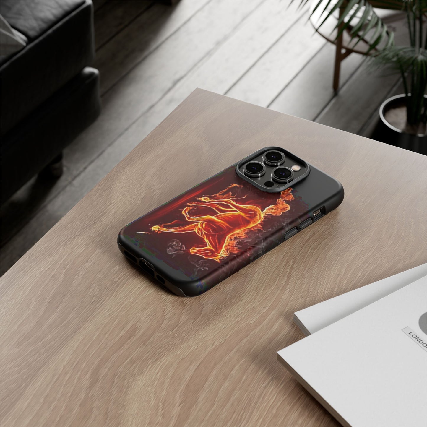 Burning Horse - Whimsical Phone Cases