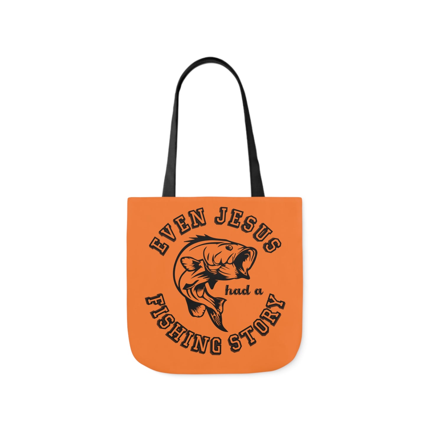 Fishing - Canvas Tote Bag, 5-Color Straps