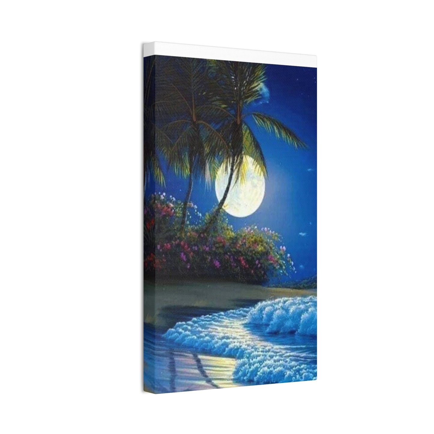 Desert Island Moon Light - Canvas Stretched, 0.75"