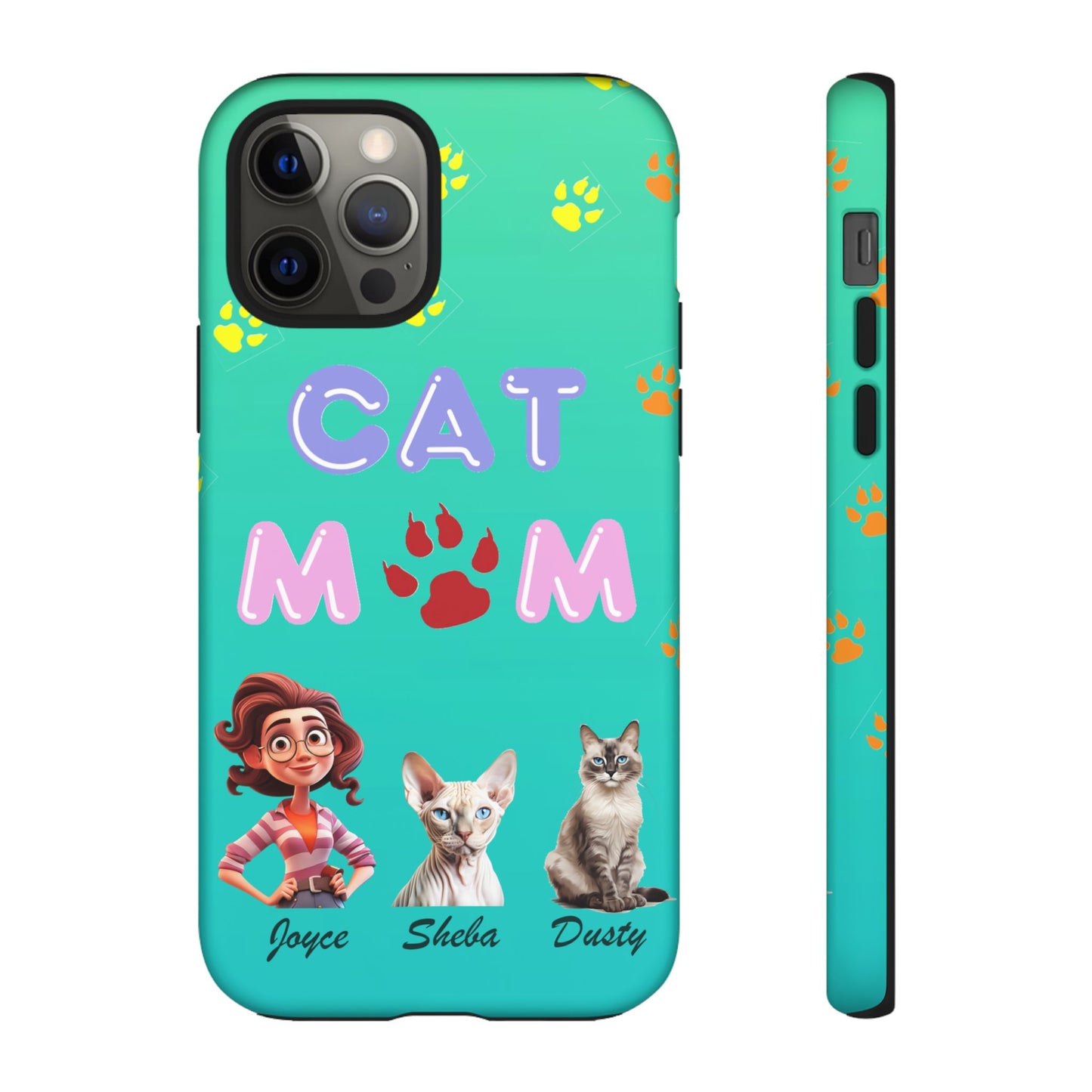 Cat Mom - Tough Cases - Mother's Day - Whimsical