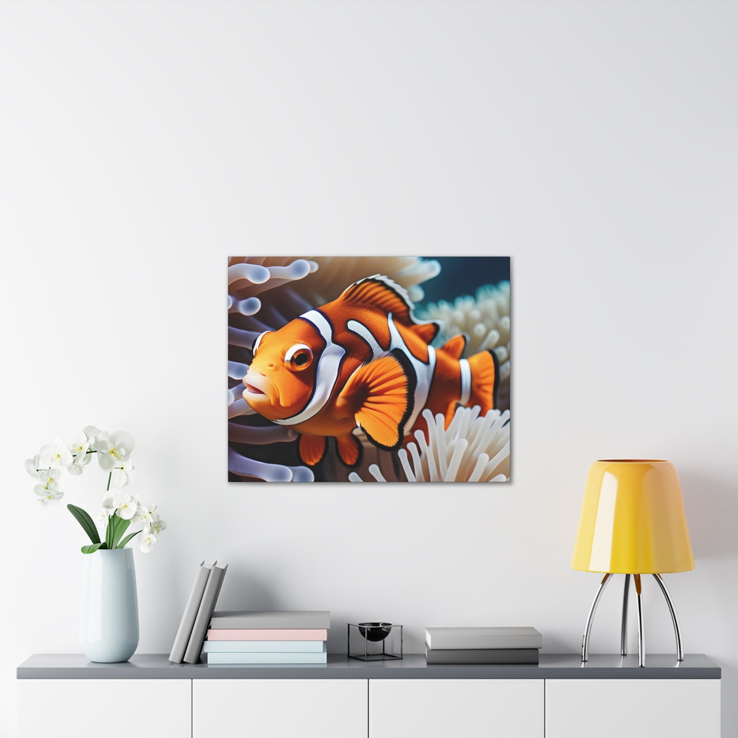 Clown Fish - Canvas Stretched, 0.75"