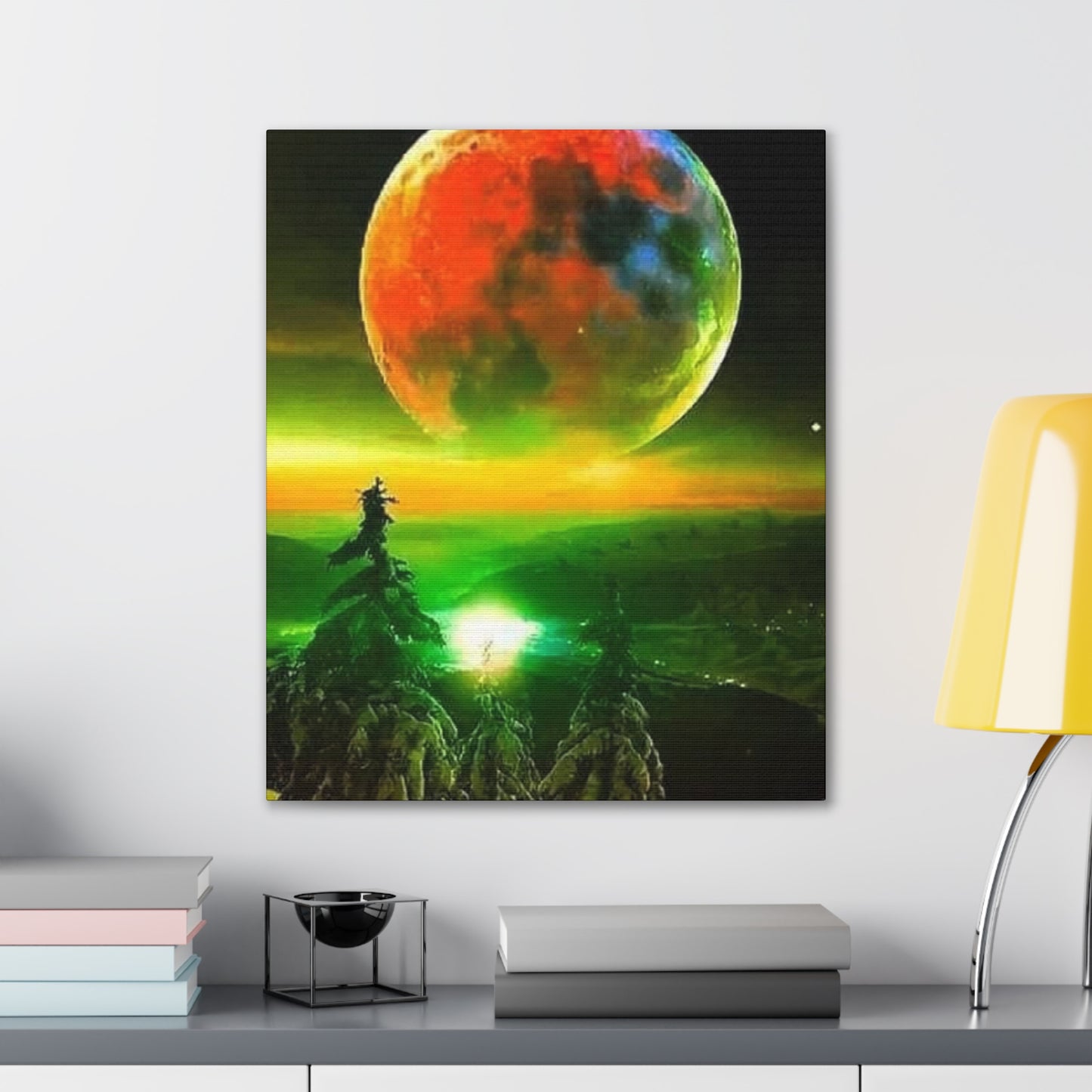 Harvest Moon - Canvas Stretched, 0.75"