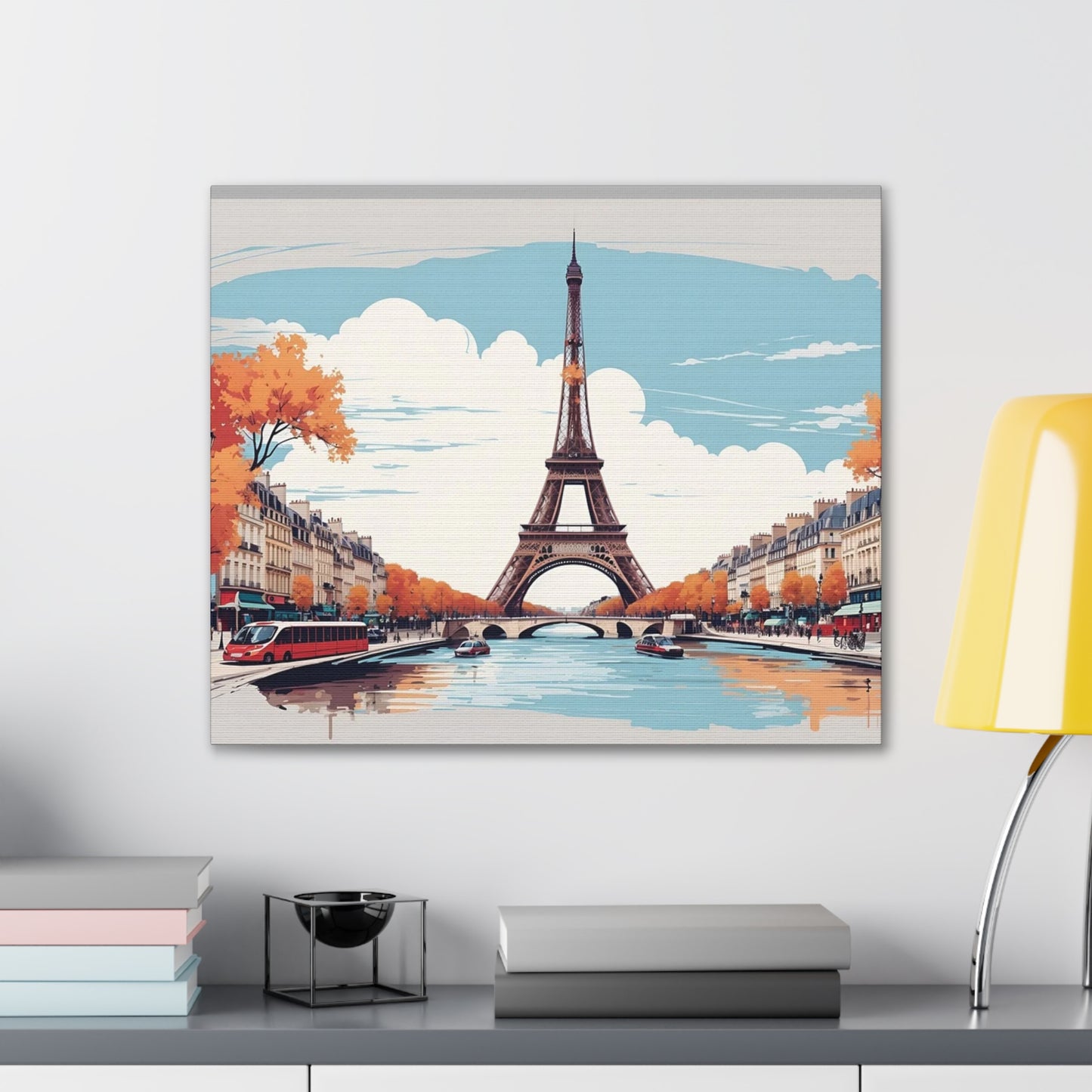 Eiffel Tower - Canvas Stretched, 0.75"