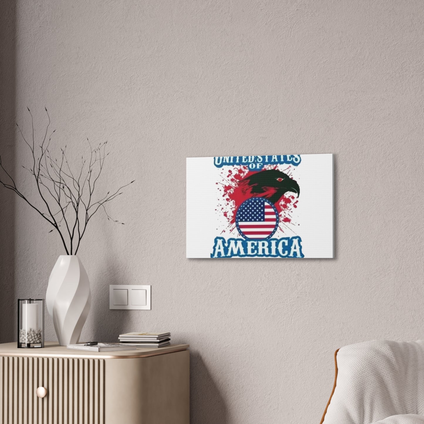 United States of America - Canvas Stretched, 0.75"