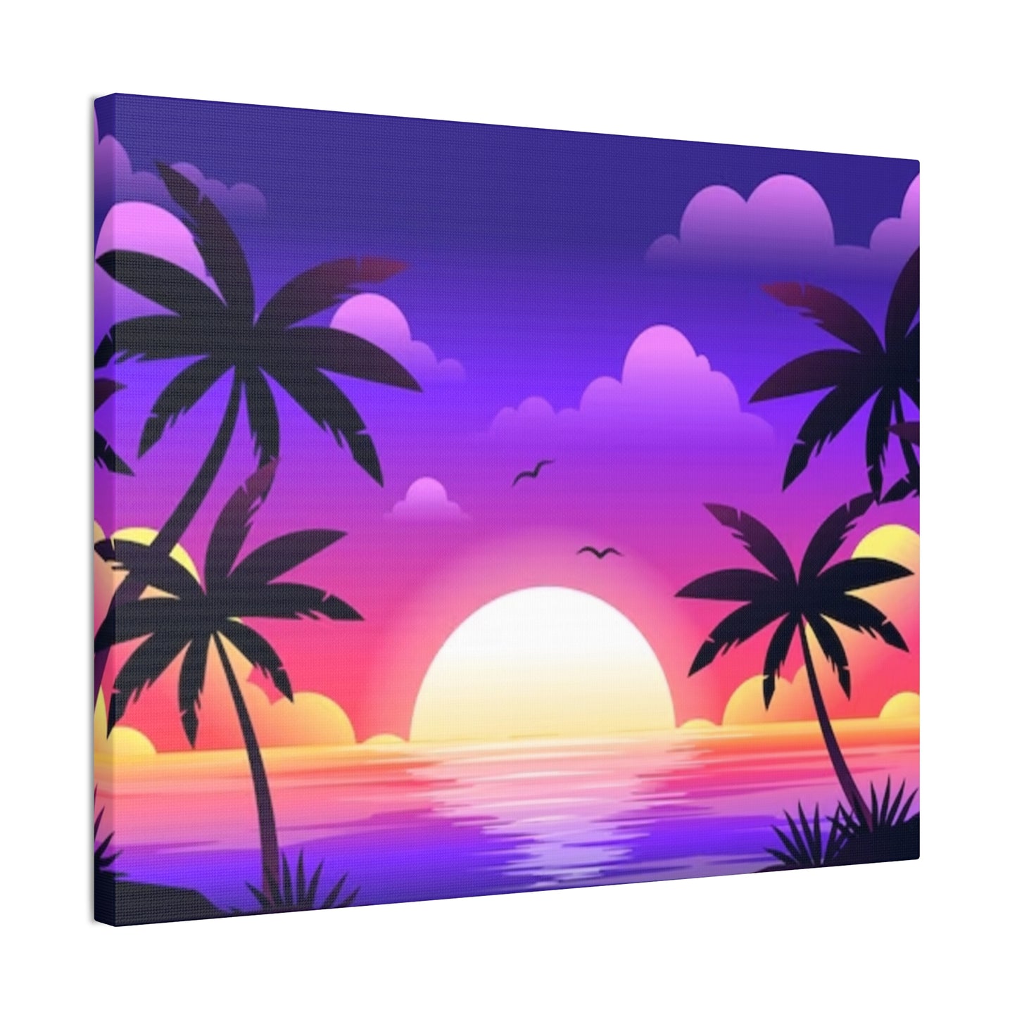 Island Sunset - Canvas Stretched, 0.75"