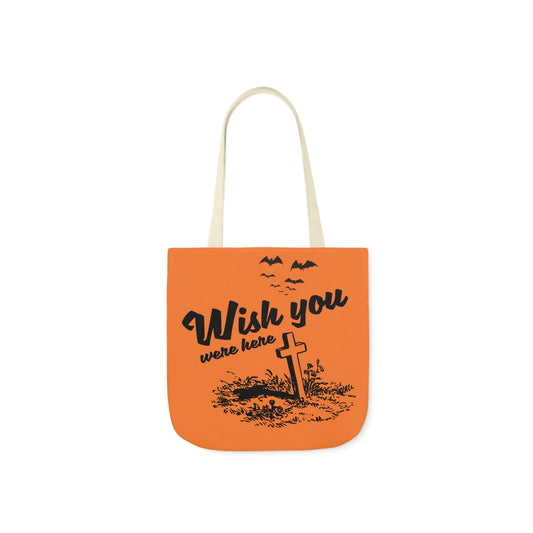 Wish you were here - Canvas Tote Bag, 5-Color Straps - Halloween