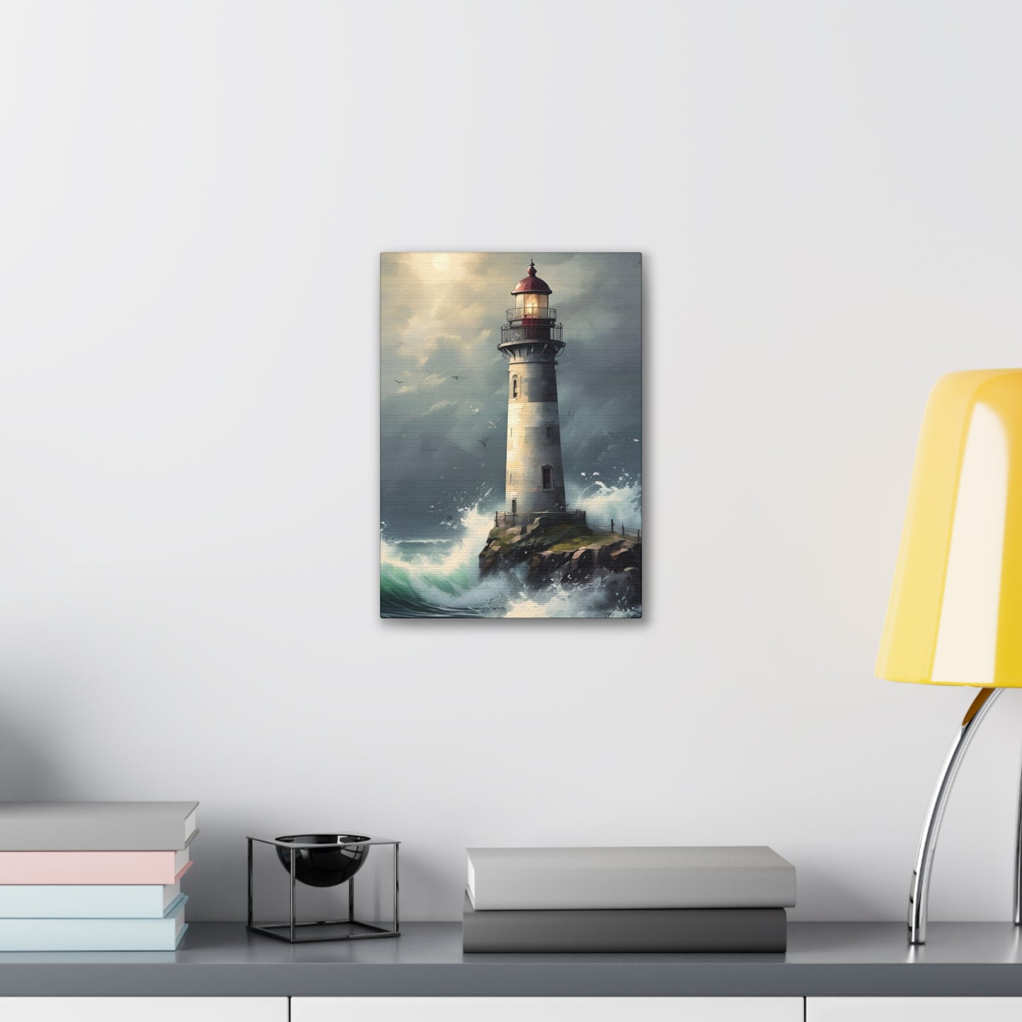 Light House - Canvas Stretched, 0.75"