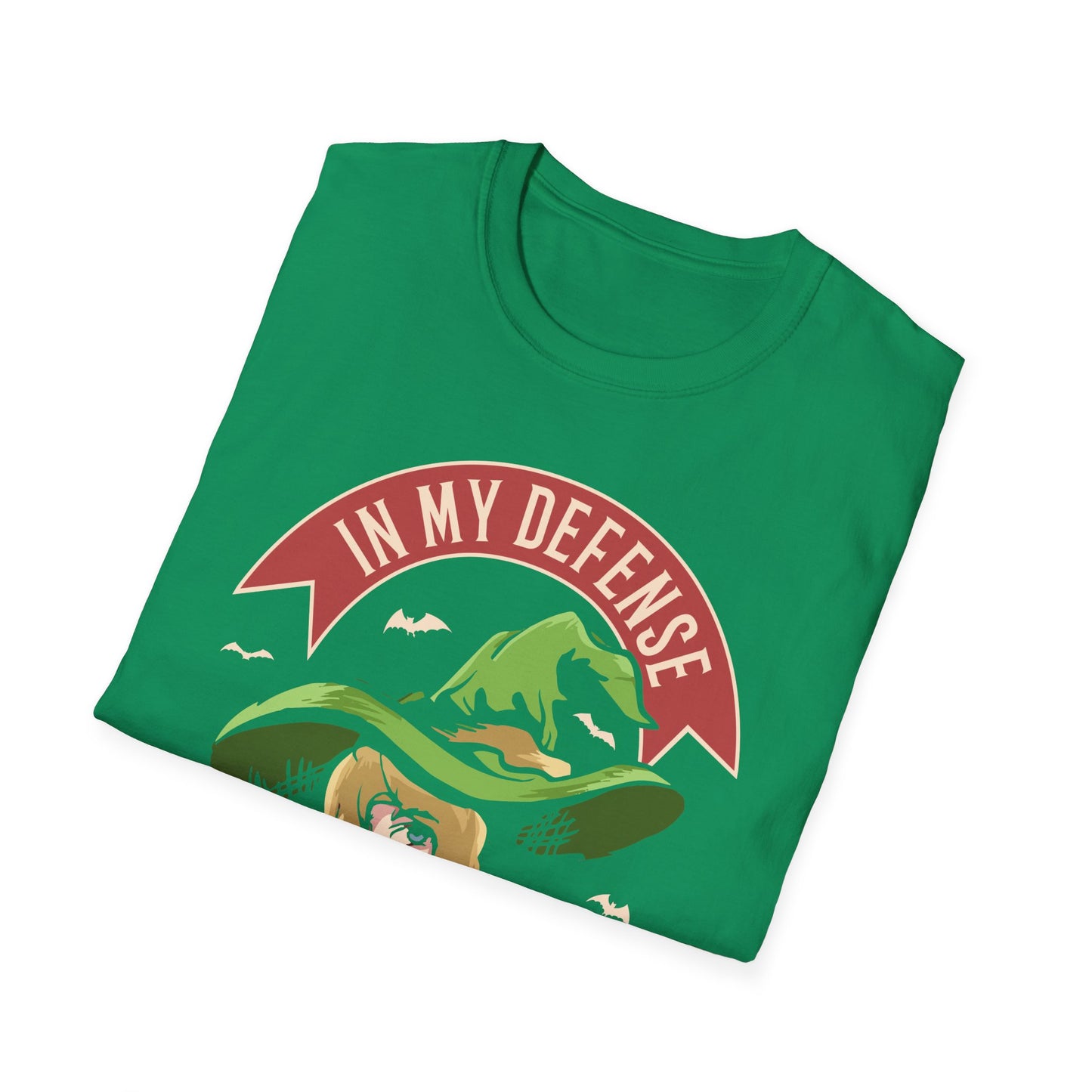 In My Defense - Unisex Softstyle T-Shirt - Halloween