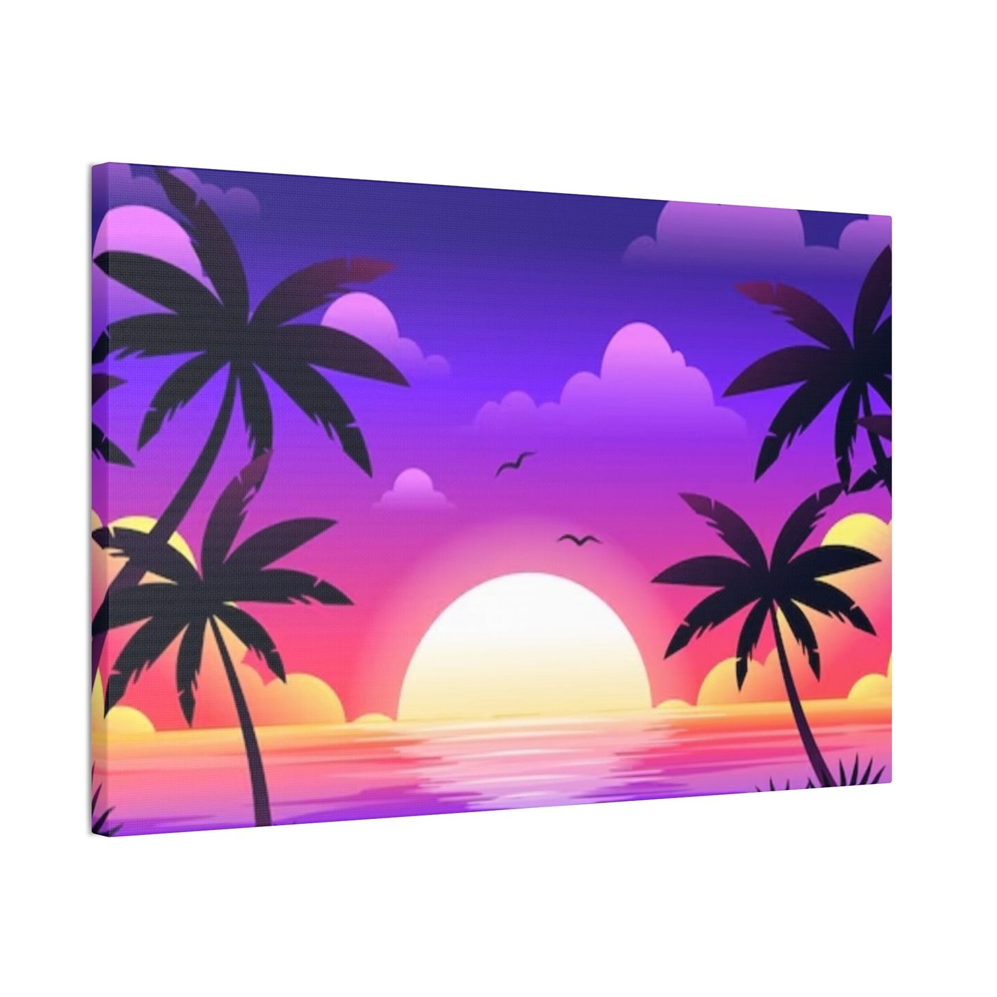 Island Sunset - Canvas Stretched, 0.75"