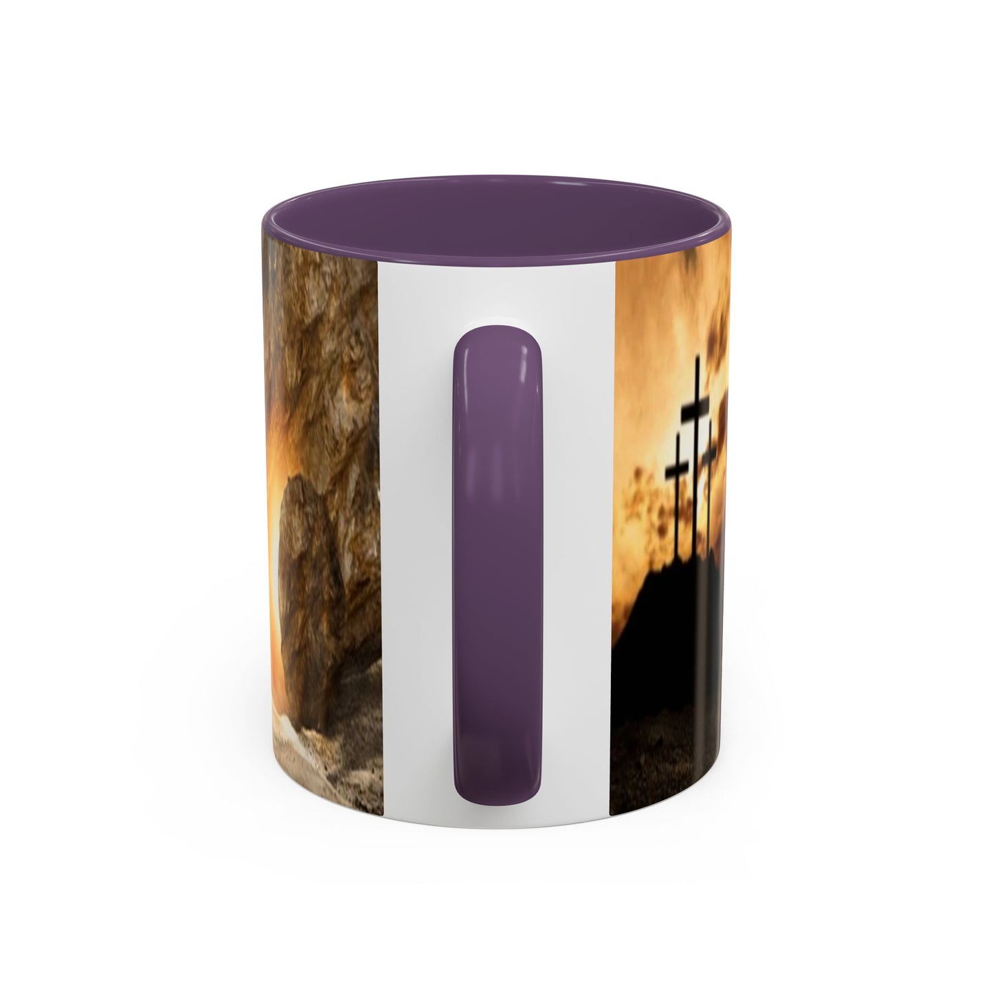 He is Risen -Accent Coffee Mug (11, 15oz) - Easter - Mother's Day - Father's Day