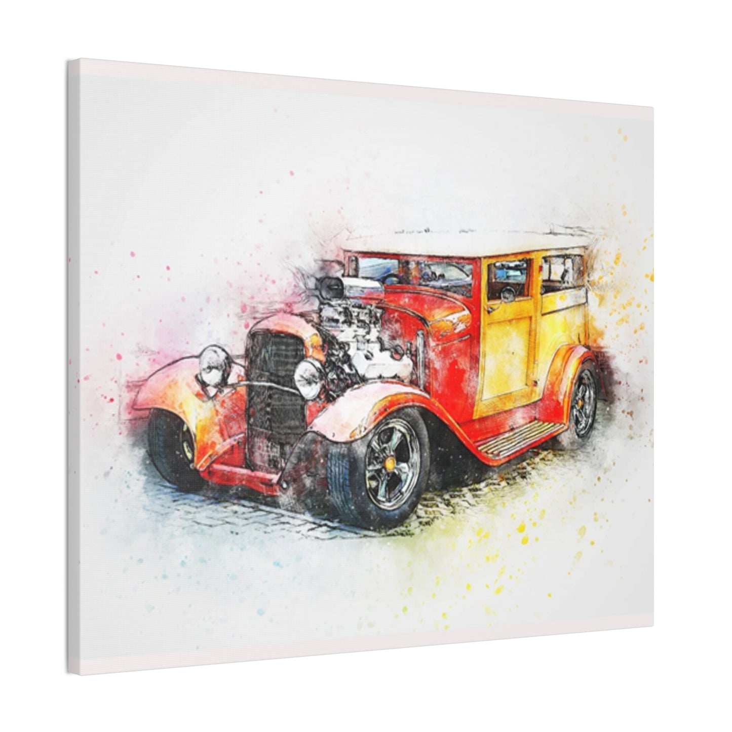 Hot Rod - Canvas Stretched, 0.75" - Father's Day