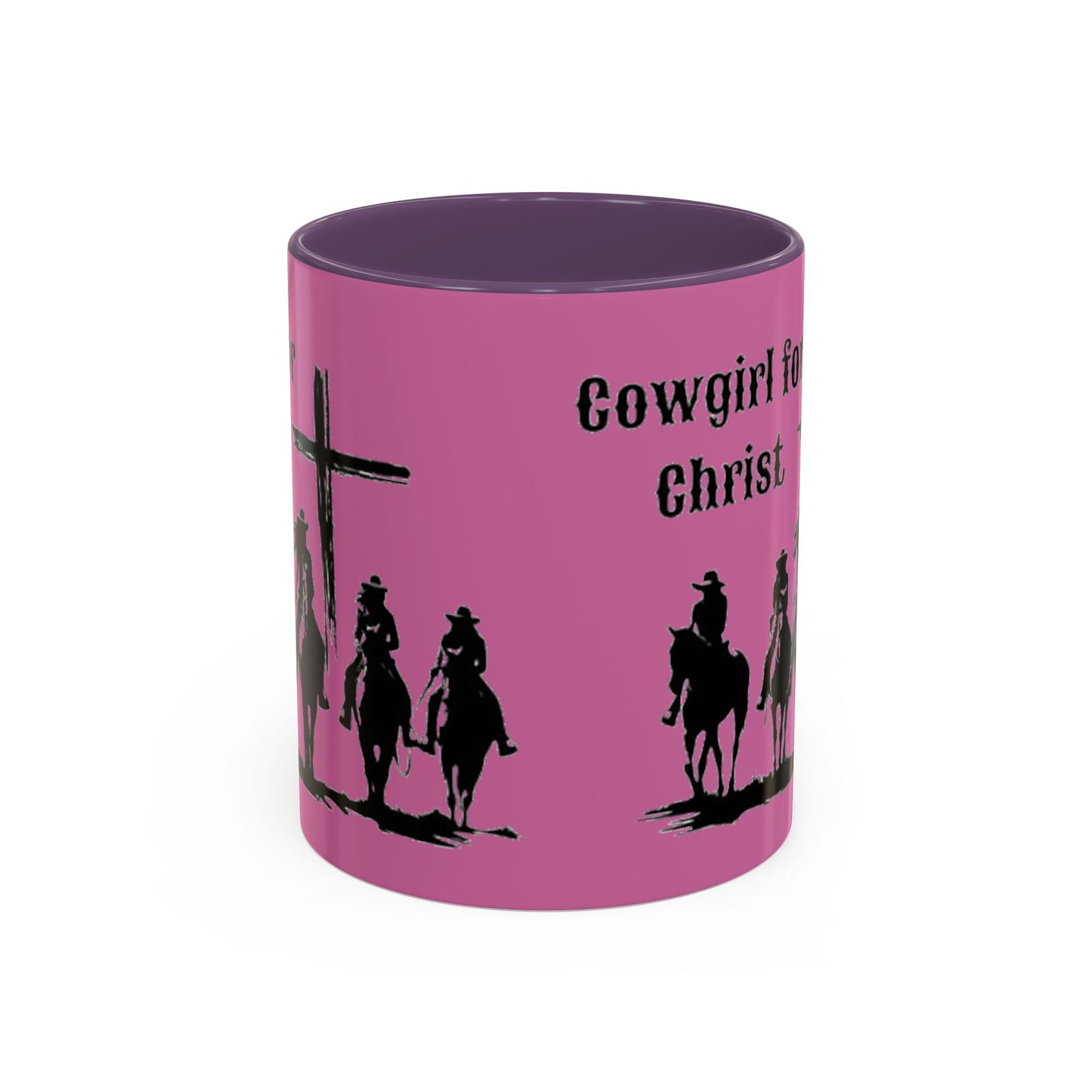 Cowgirl for Christ - Accent Coffee Mug (11, 15oz) - Easter - Mother's Day