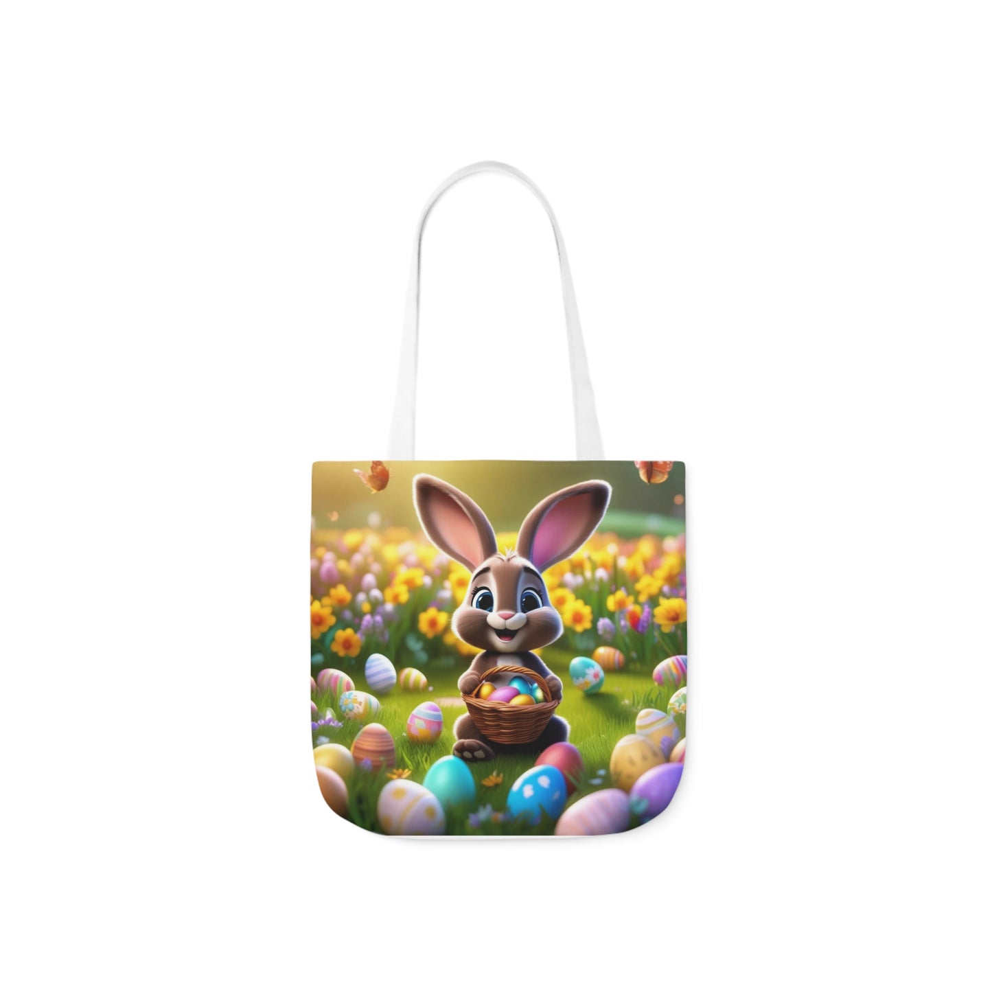 Easter - Canvas Tote Bag, 5-Color Straps