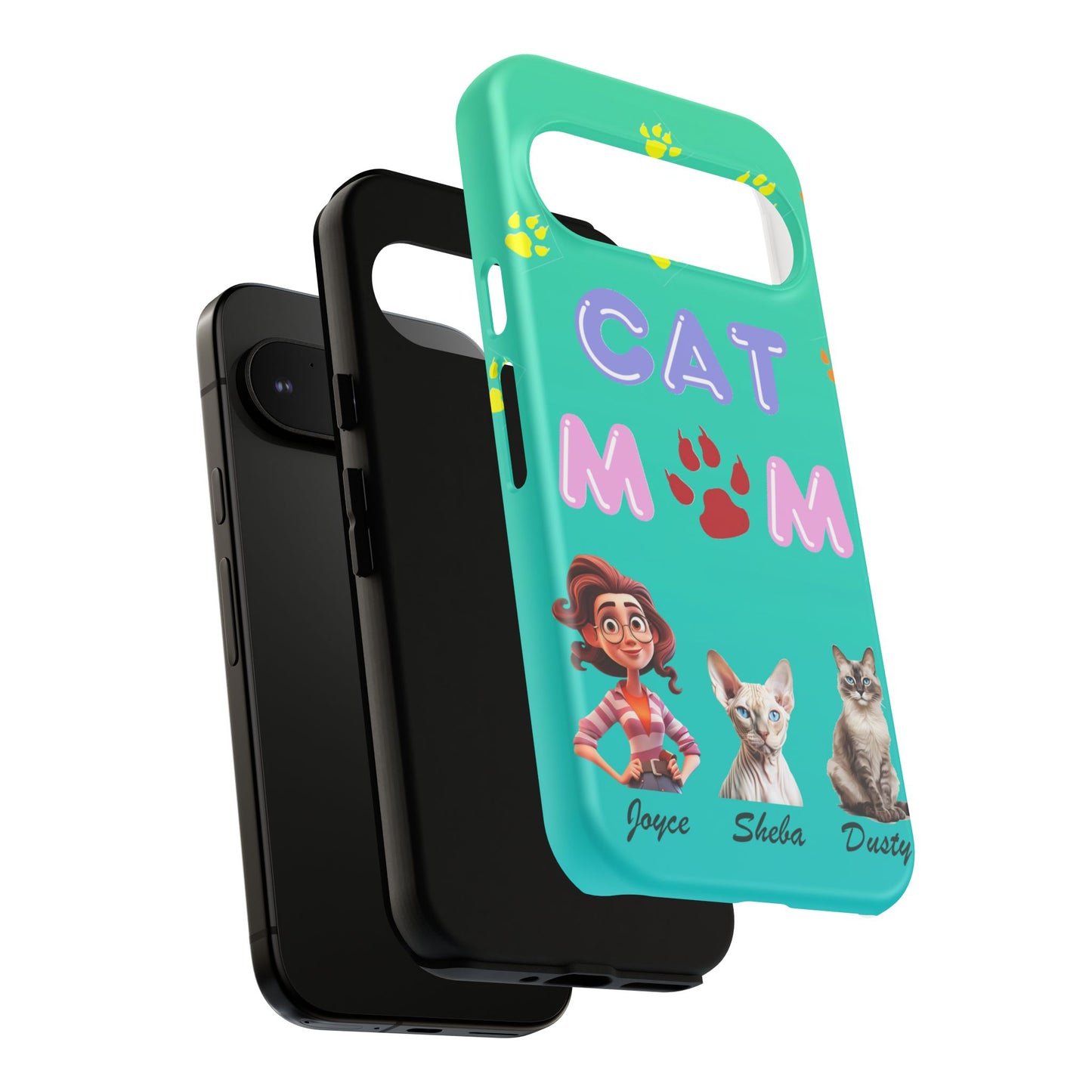 Cat Mom - Tough Cases - Mother's Day - Whimsical