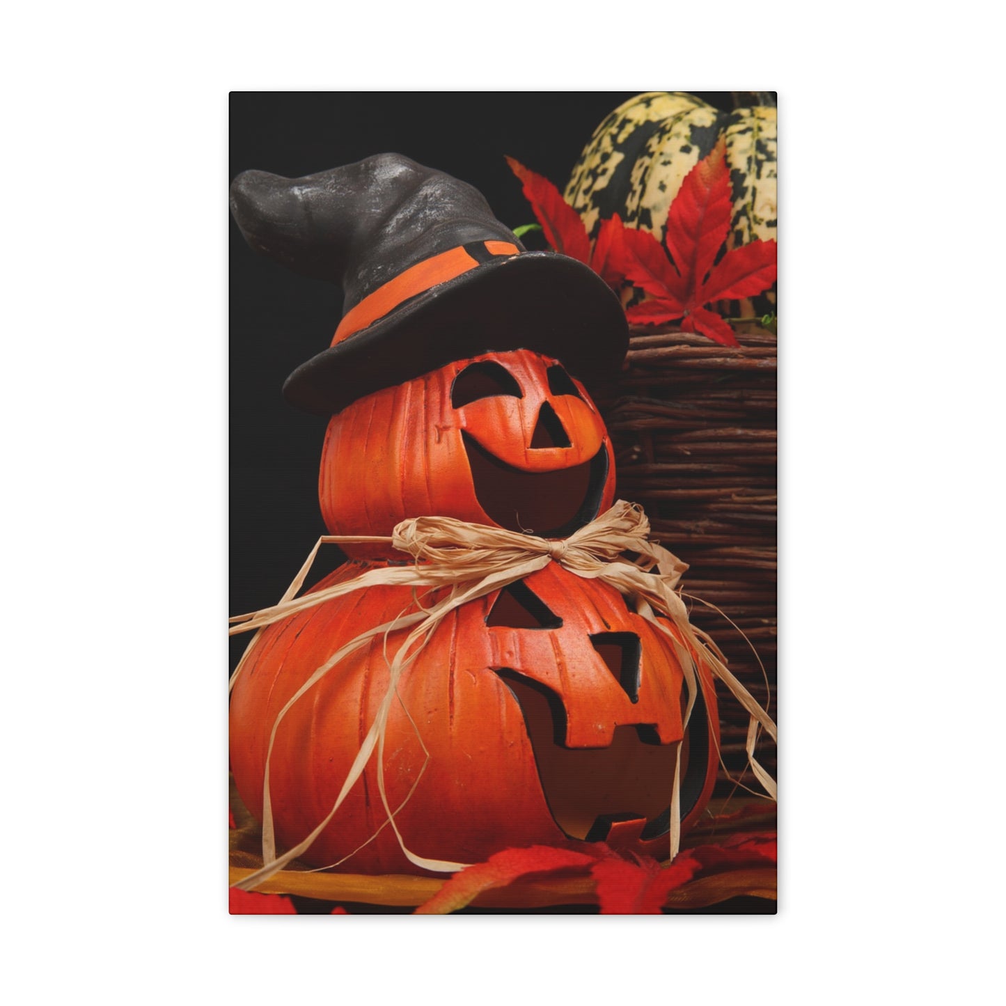 Pumpkins - Canvas Stretched, 0.75" - Halloween