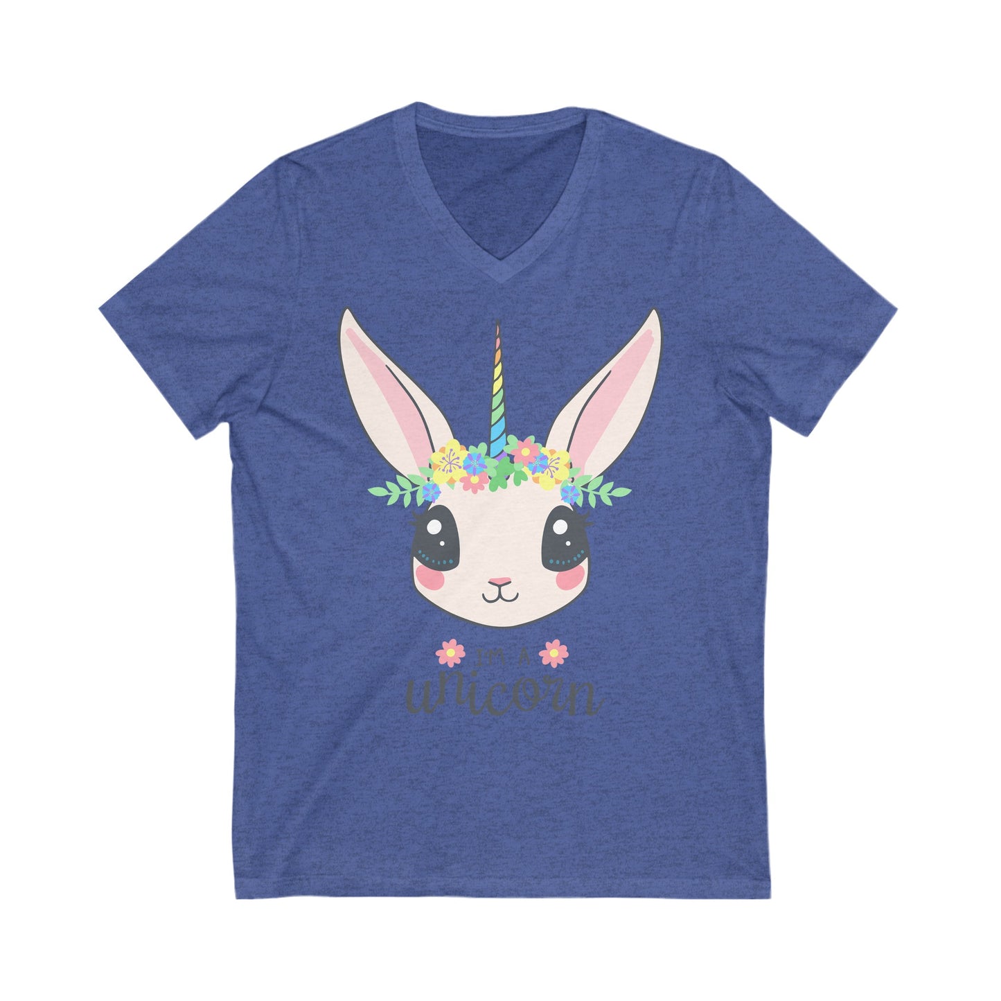 I am a Unicorn - Unisex Jersey Short Sleeve V-Neck T-shirt