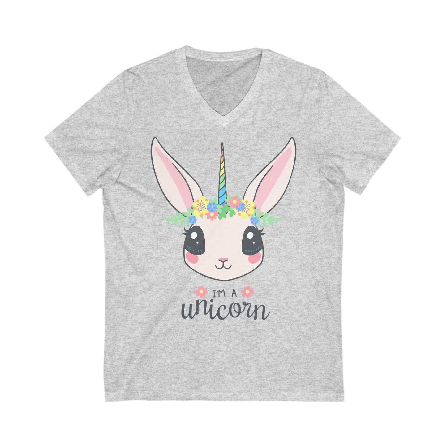 I am a Unicorn - Unisex Jersey Short Sleeve V-Neck T-shirt