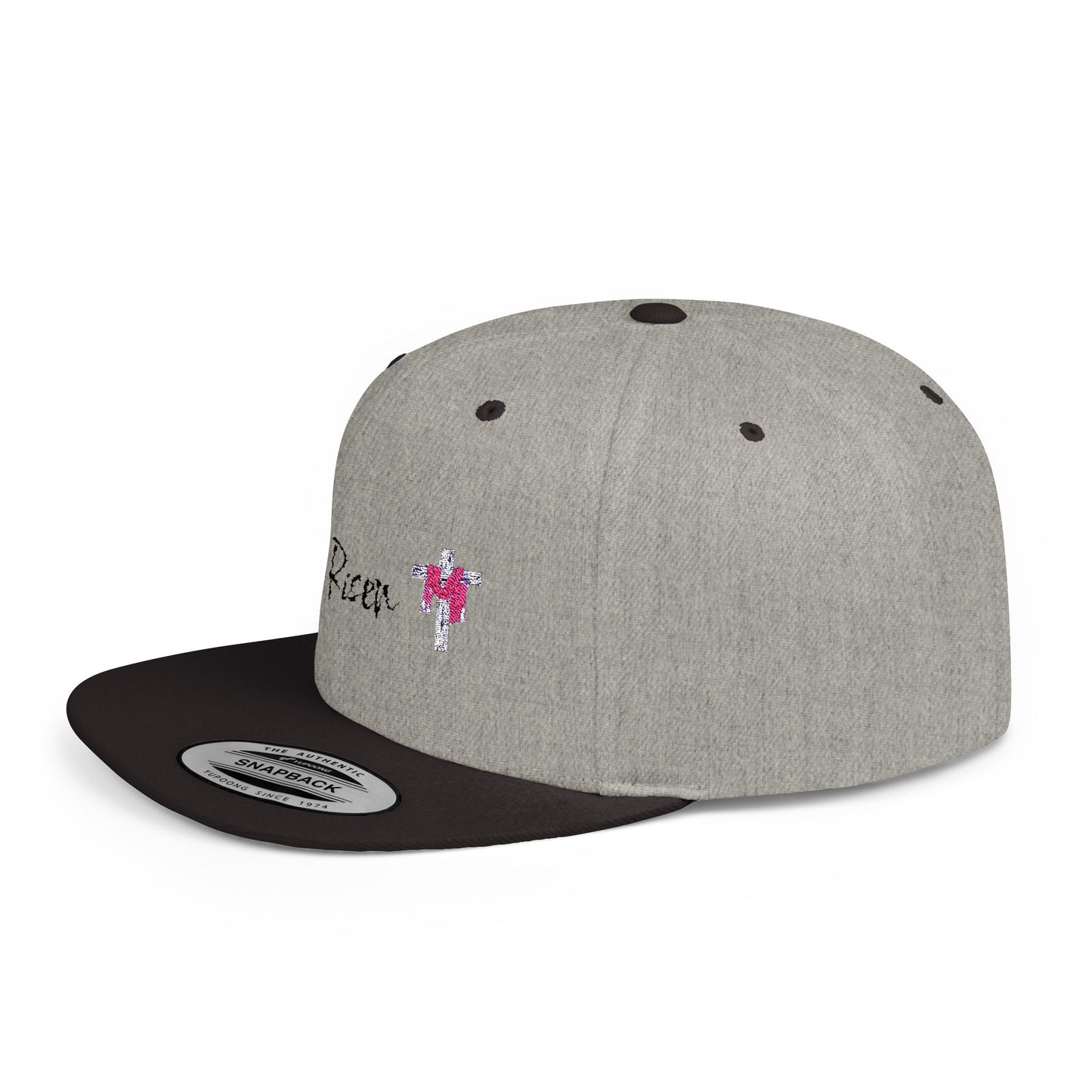 He is Risen - Black - Embroidered - Low Profile Baseball Cap - Easter - Mother's Day - Father's Day - Easter 1