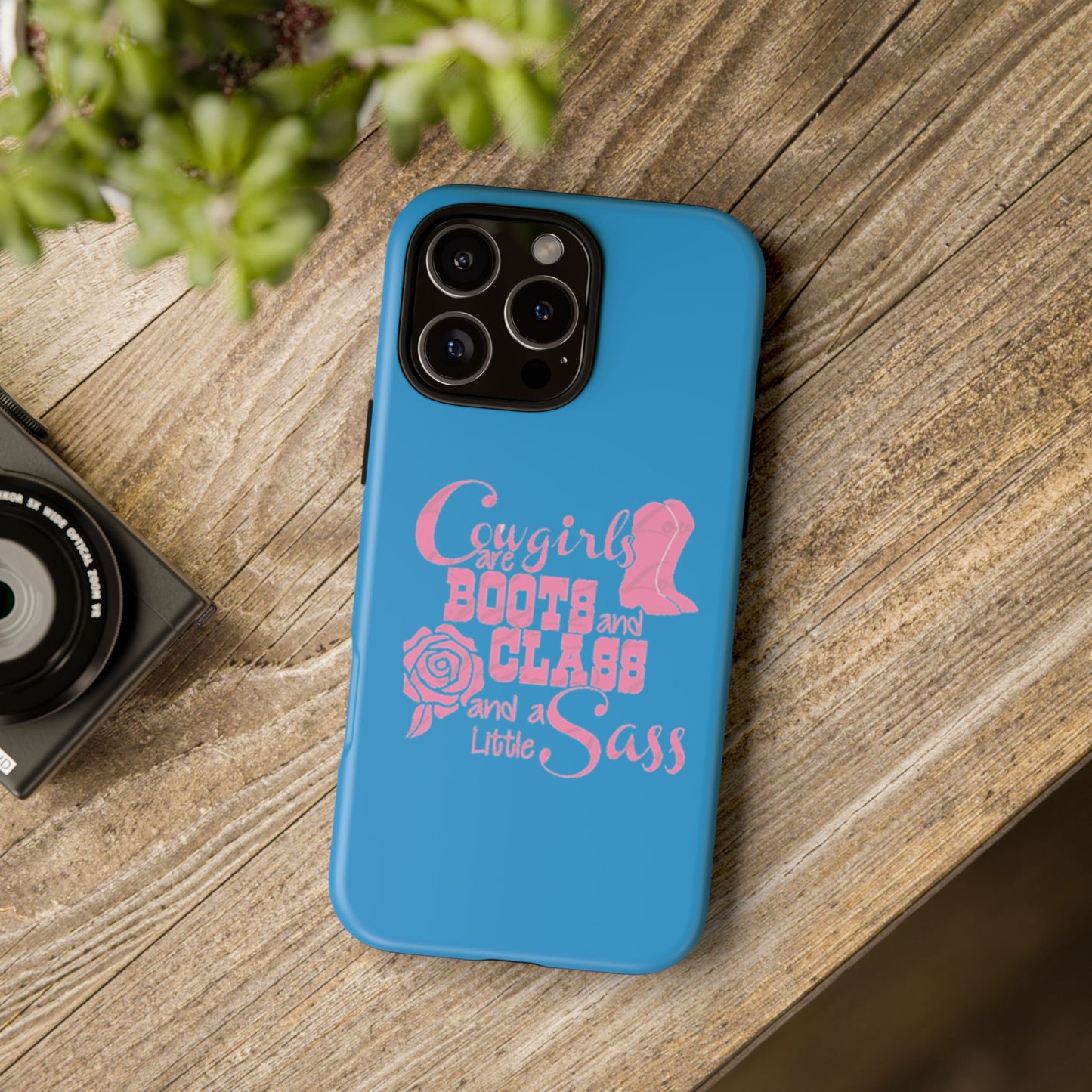 CowGirls are Boots -Tough Whimsical Phone Cases