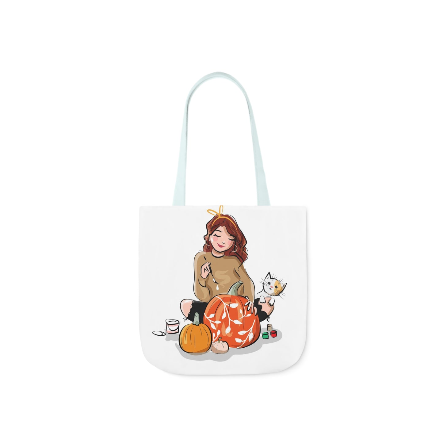 Painting - Canvas Tote Bag, 5-Color Straps