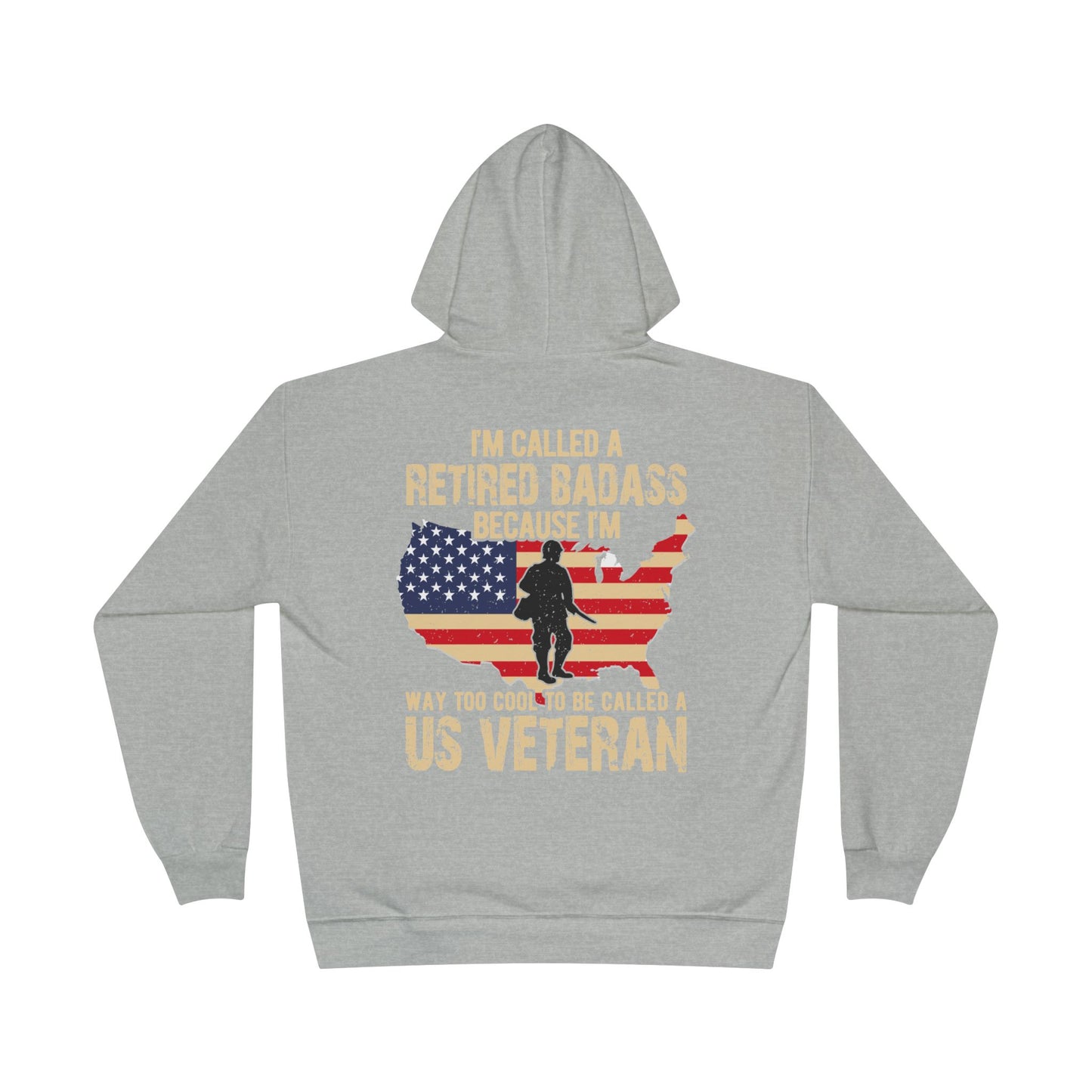 Military - Veteran - Unisex EcoSmart® Pullover Hoodie Sweatshirt