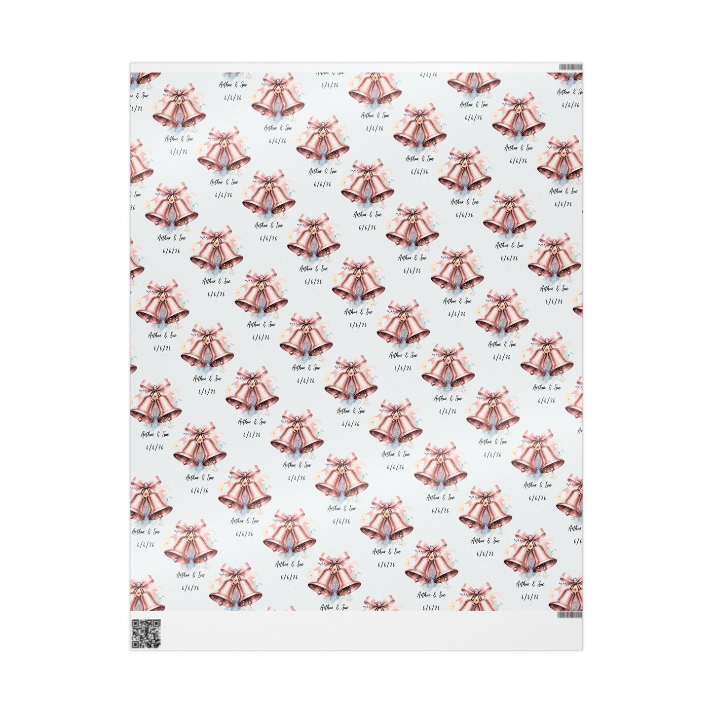 Customized Wedding Bells - Wrapping Papers