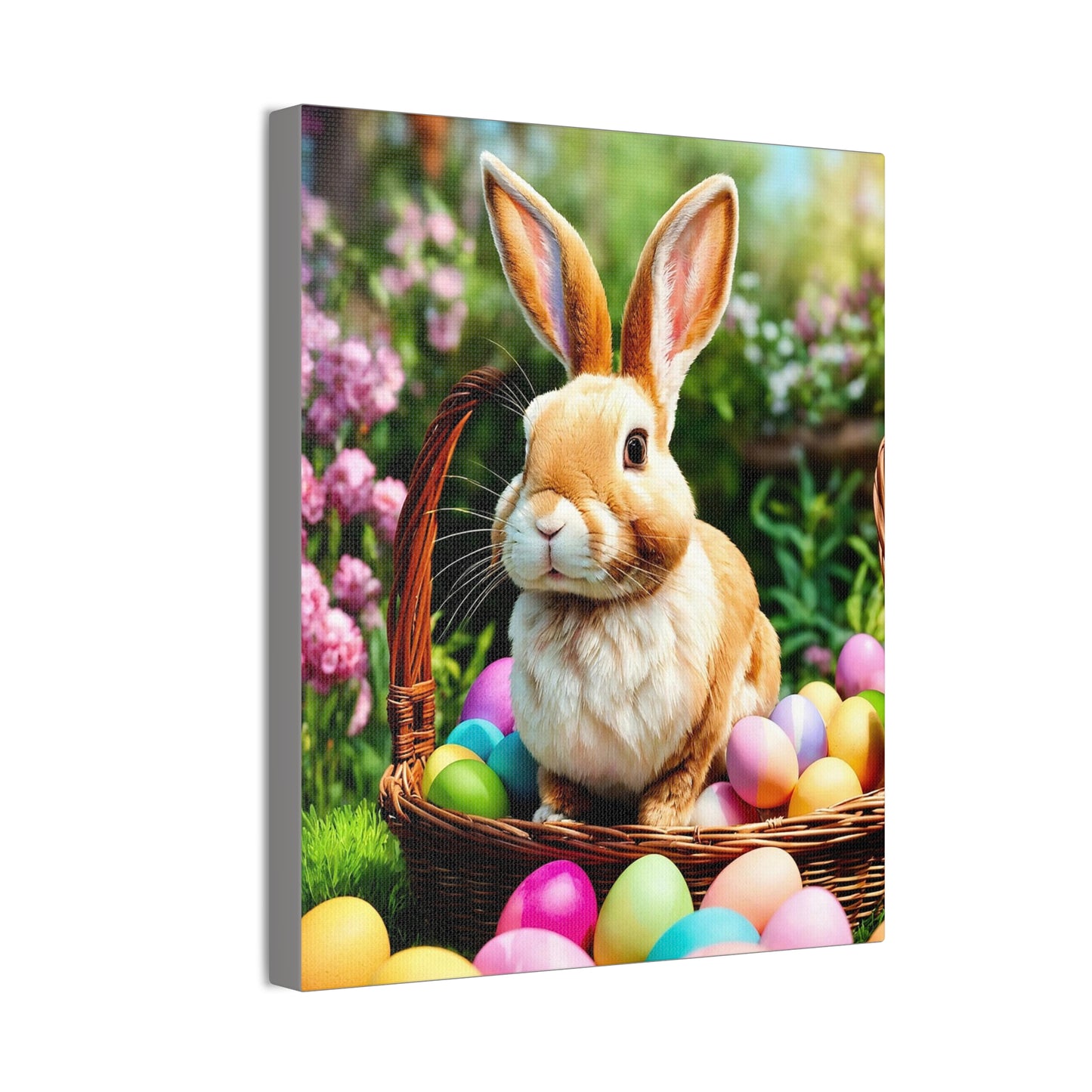 Easter Bunny - Canvas Stretched, 0.75" - 2026 Wall Art - Holidays