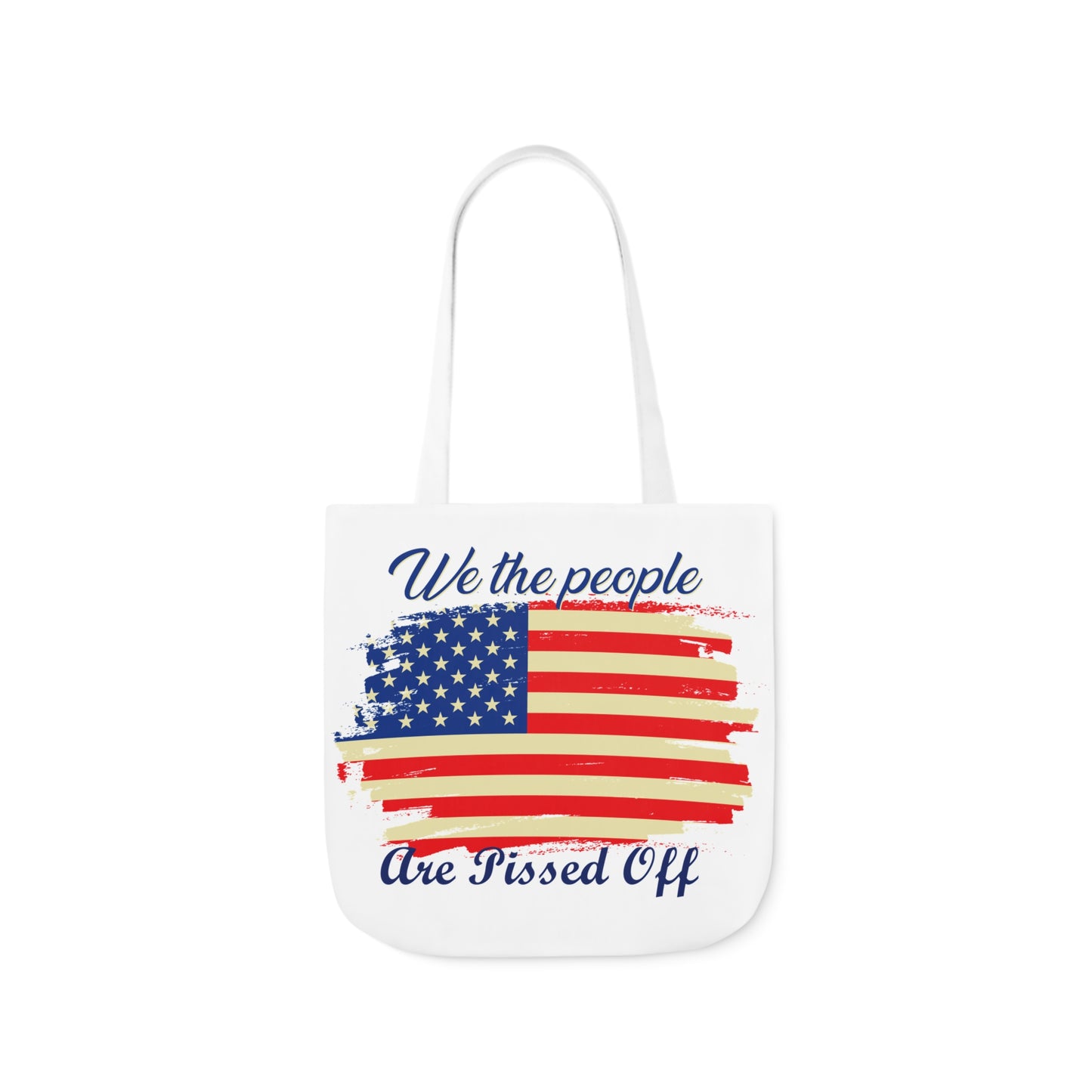 We the People - Canvas Tote Bag, 5-Color Straps - Veterans - Patriotic