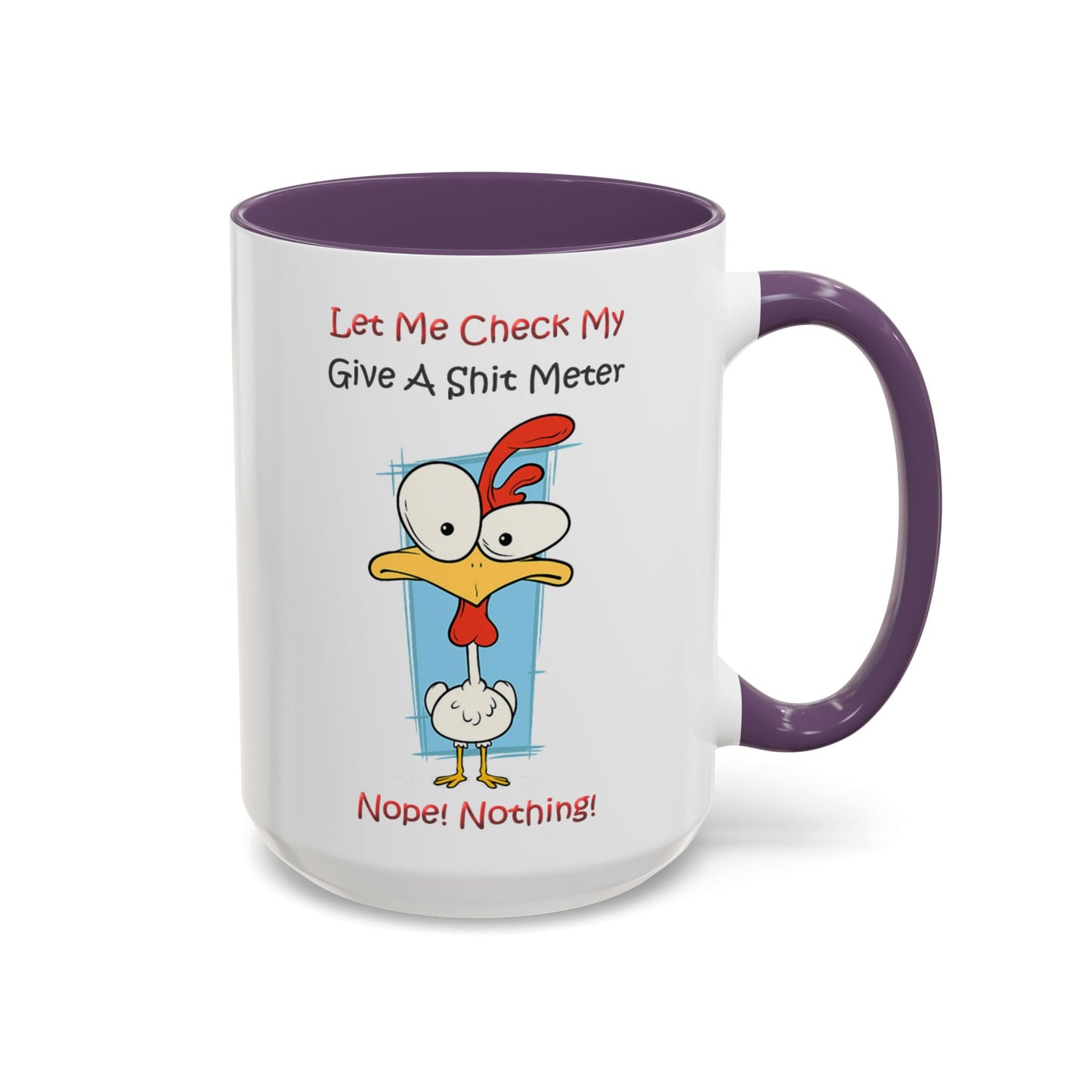 Let Me Check - Accent Coffee Mug (11, 15oz) Father's Day