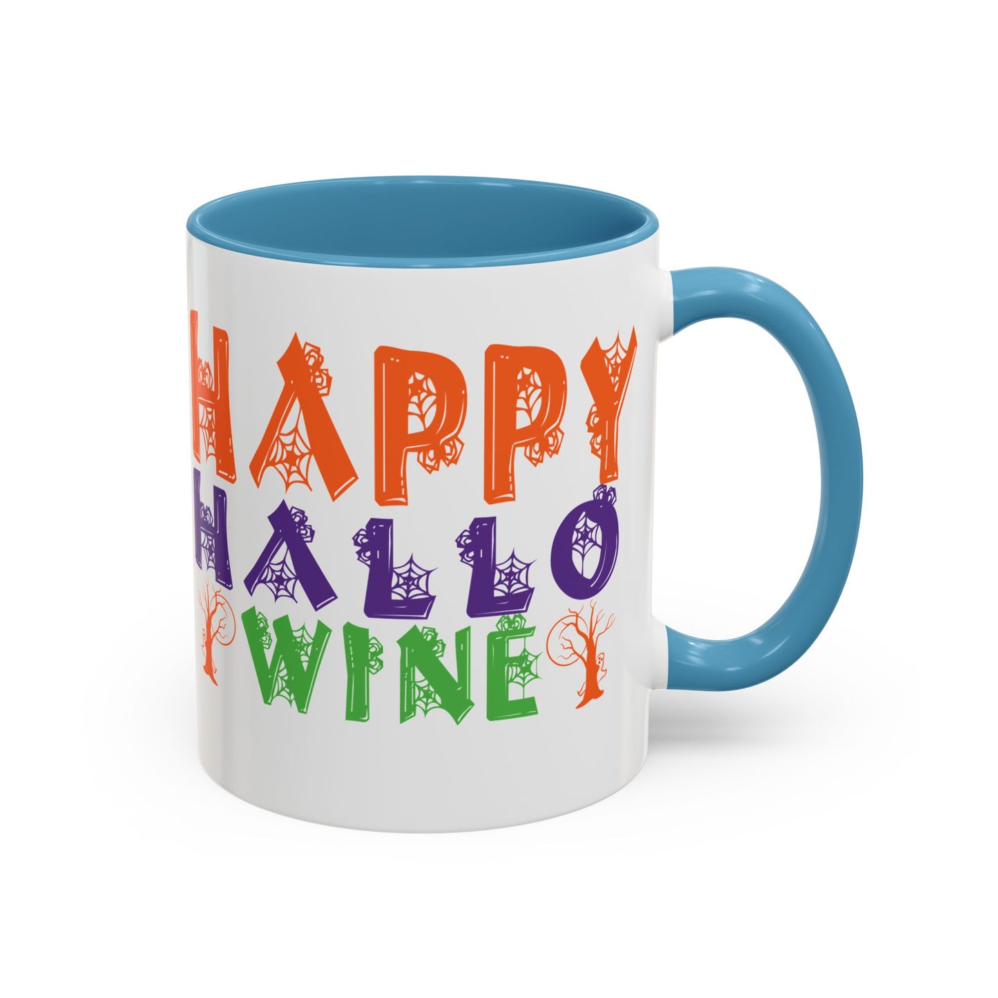 Happy Hallo Wine -Accent Coffee Mug (11, 15oz) - Halloween