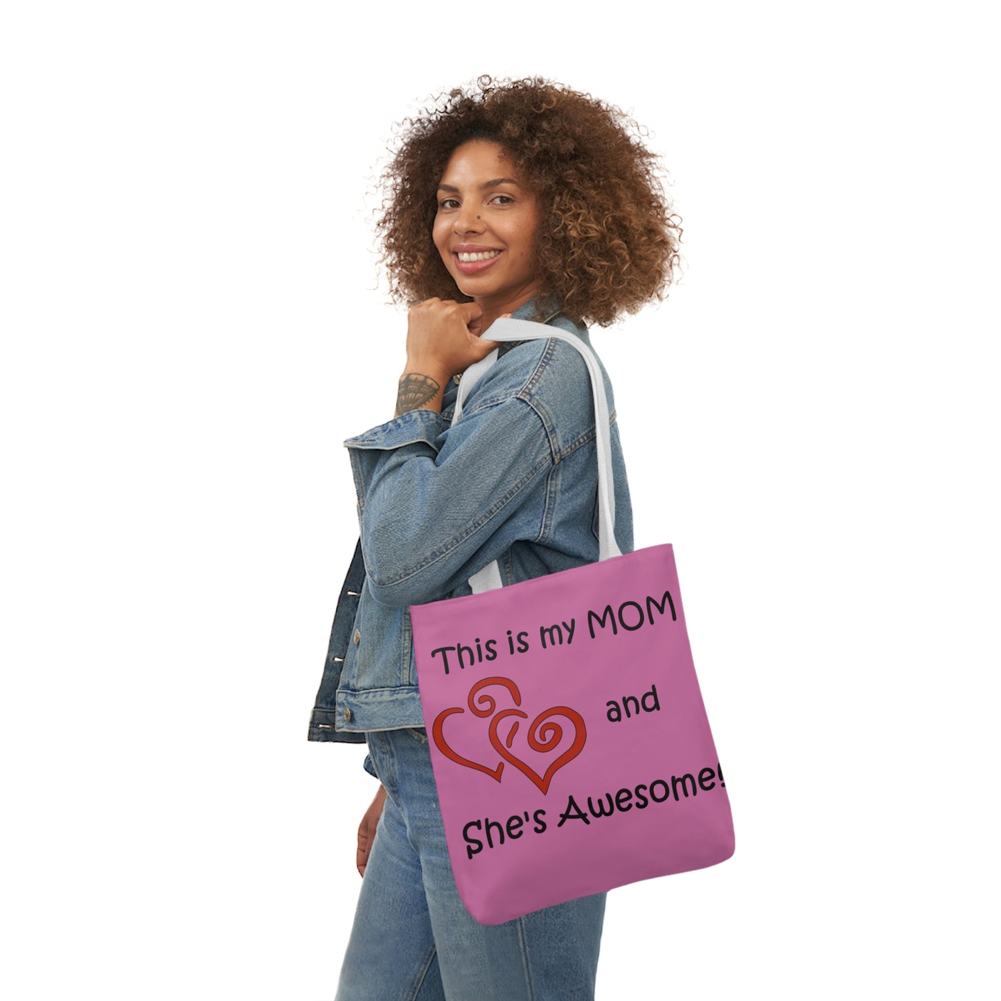 This is My Mom - Canvas Tote Bag, 5-Color Straps  Mother's Day