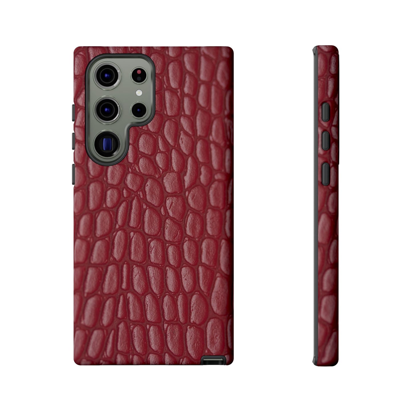 Red Leather - Tough Cases - Whimsical Phone Cases