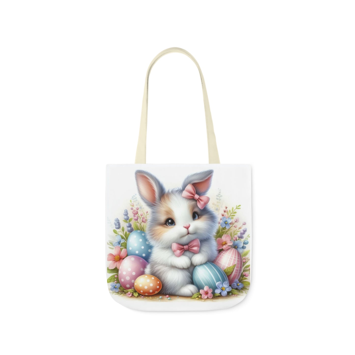 Easter - Canvas Tote Bag, 5-Color Straps -