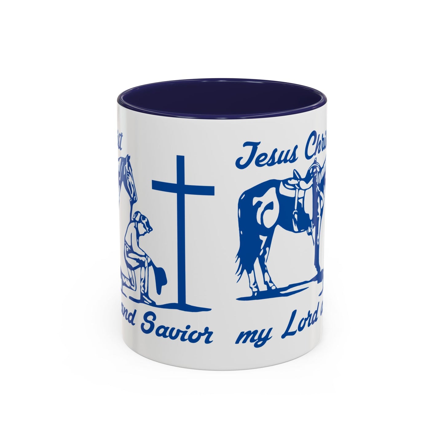 Lord and Savior - Accent Coffee Mug (11, 15oz) - Easter - Mother's Day - Father's Day