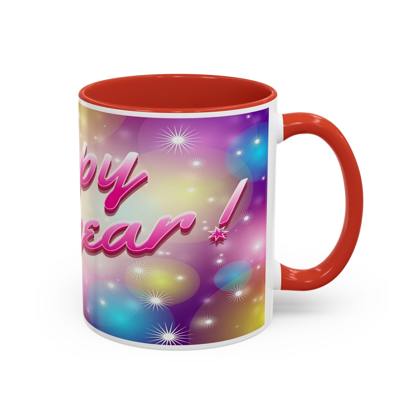 Happy New Year - Accent Coffee Mug (11, 15oz)