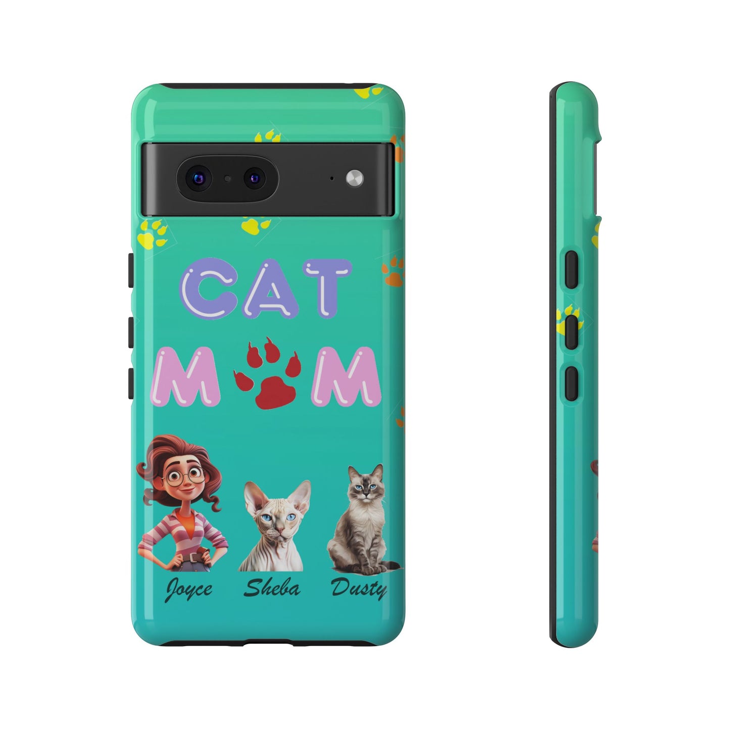 Cat Mom - Tough Cases - Mother's Day - Whimsical