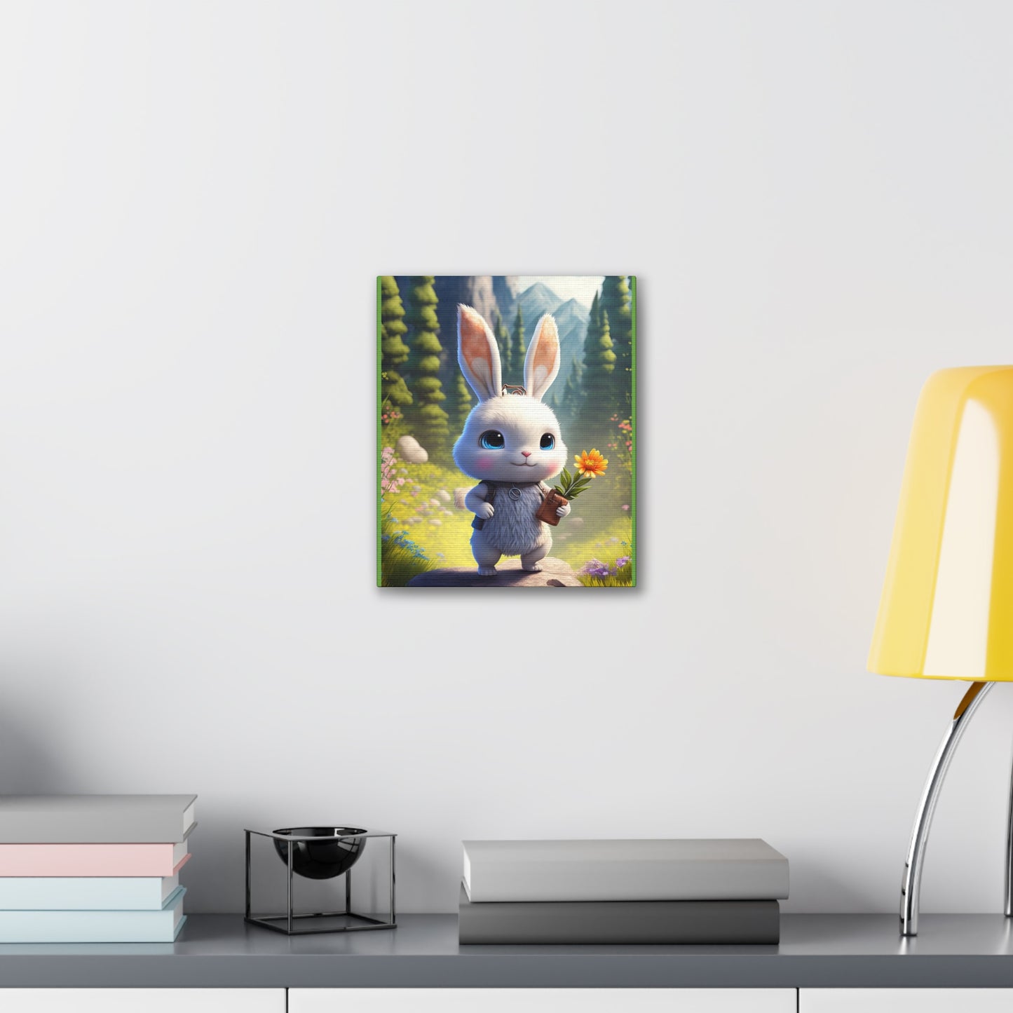 Bunny - Canvas Stretched, 0.75" - Easter