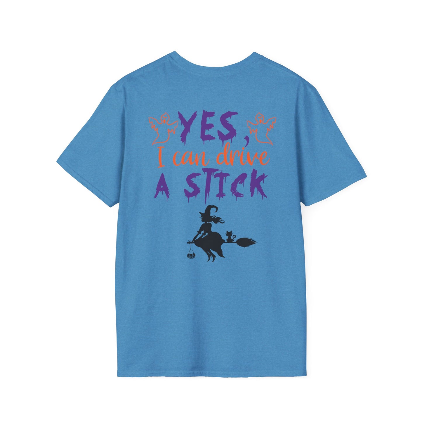 Drive a Stick - Unisex Softstyle T-Shirt- Halloween