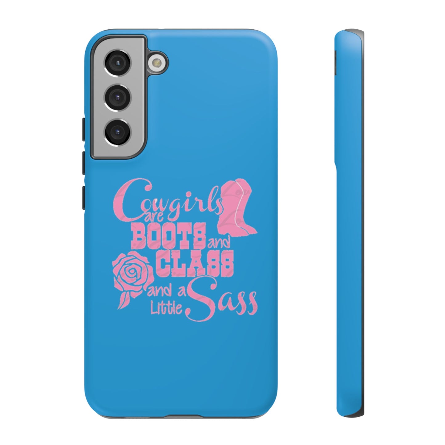 CowGirls are Boots -Tough Whimsical Phone Cases