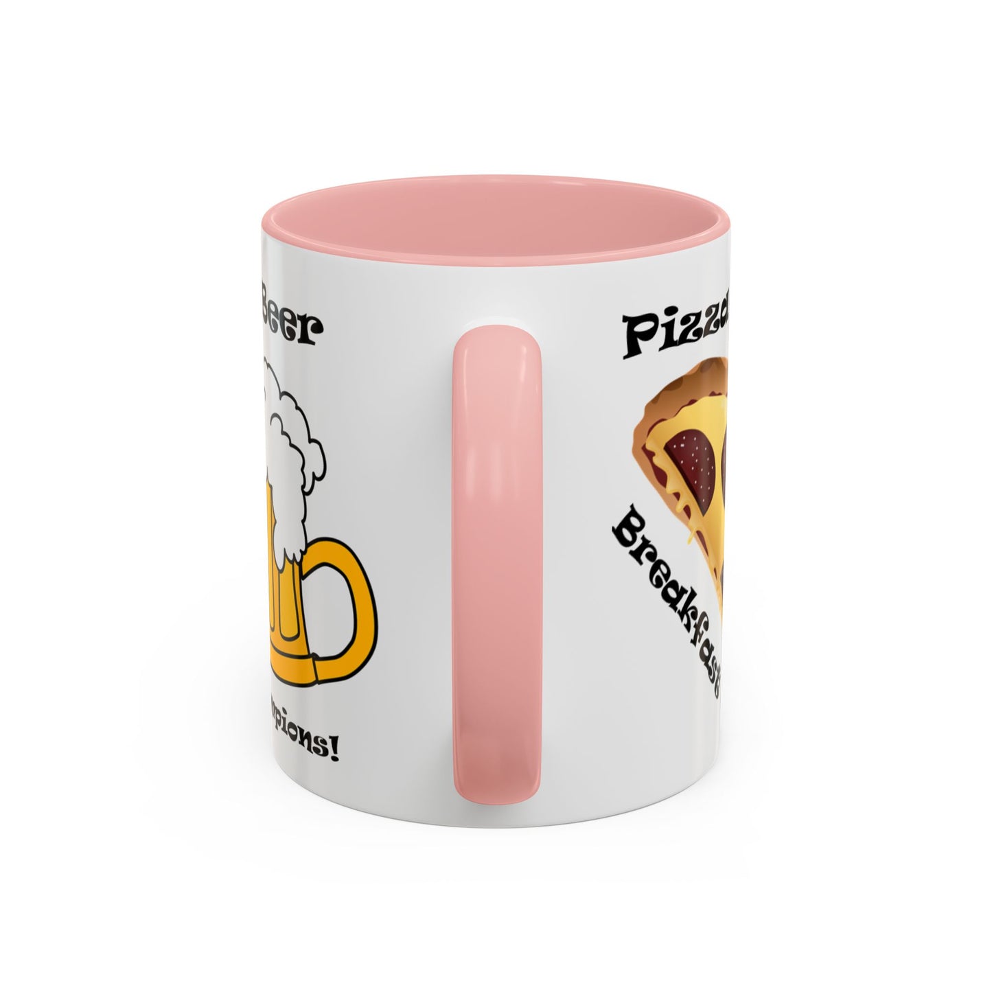 Pizza and Beer - Accent Coffee Mug (11, 15oz)