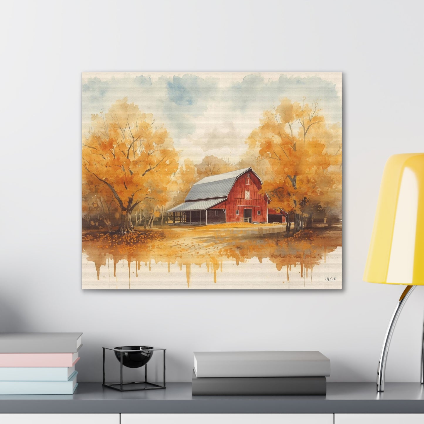 Red Barn - Canvas Stretched, 0.75"- 2026 Wall Art