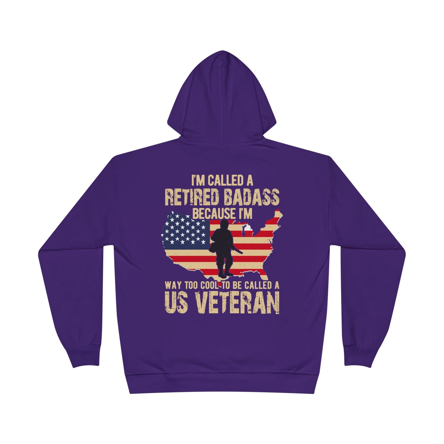 Military - Veteran - Unisex EcoSmart® Pullover Hoodie Sweatshirt