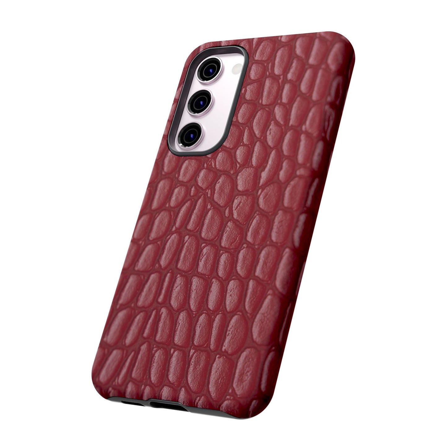 Red Leather - Tough Cases - Whimsical Phone Cases