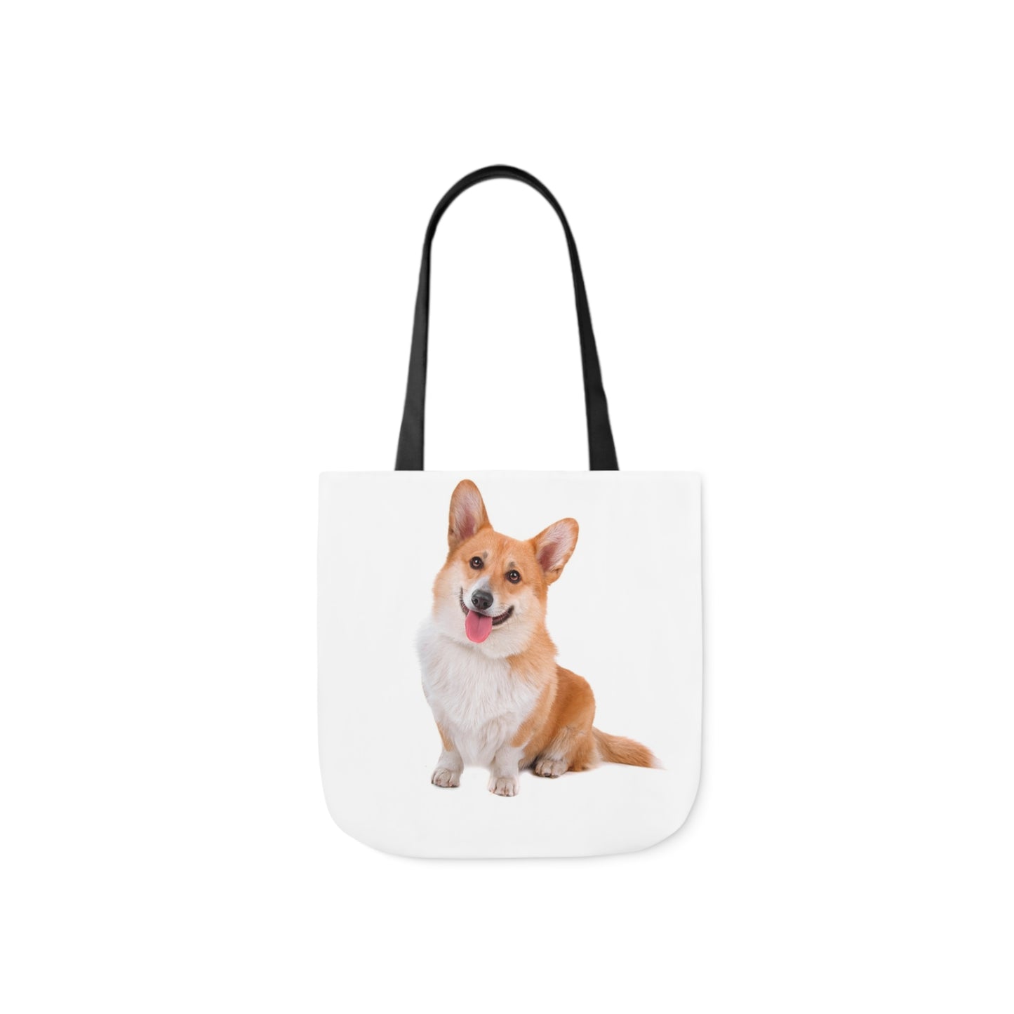 Corgi 1 - Canvas Tote Bag, 5-Color Straps