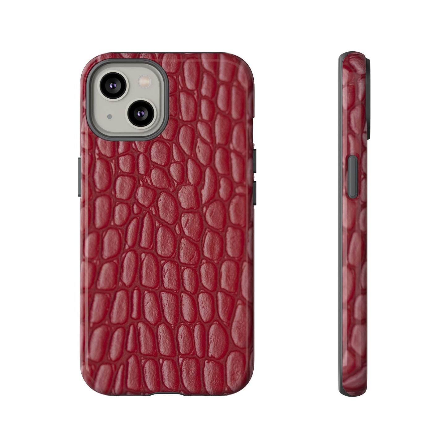 Red Leather - Tough Cases - Whimsical Phone Cases