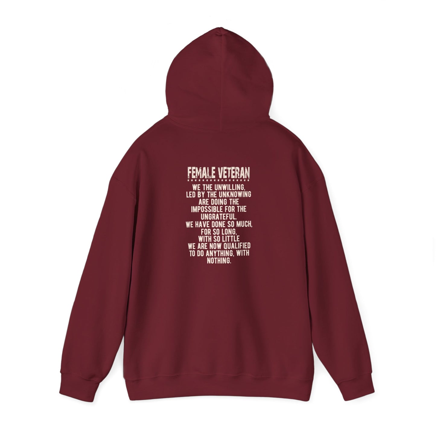 Military - Veteran - Unisex Heavy Blend™ Hooded Sweatshirt