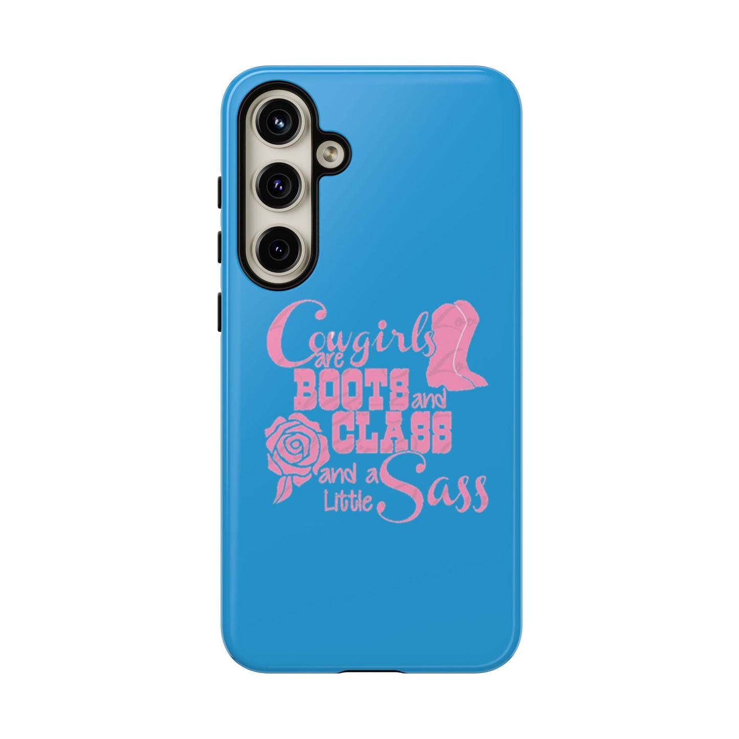 CowGirls are Boots -Tough Whimsical Phone Cases